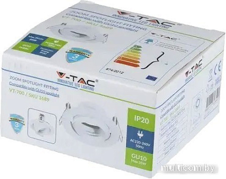 Точечный светильник V-TAC SKU-3689