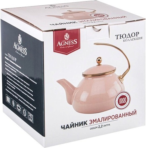 Чайник без свистка Agness Тюдор 950-361