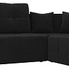 Угловой диван Mebelico Кембридж угловой 108817 (правый, велюр, черный)