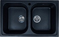 Кухонная мойка Granrus GR-785 W (черный)
