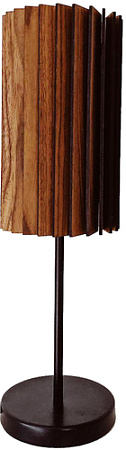 Настольная лампа Woodled Rotor Table Lamp R-TL-02 (американский орех)