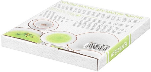 Тарелка десертная Elan Gallery Кантри 760064