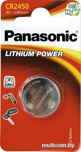 Батарейки Panasonic CR2450 CR-2450EL/1B