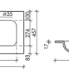 Умывальник Ceramica Nova CN7011MB