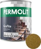 PERMOLIT Grafite антикоррозийная с эффектом металлик 1721 0.75 кг (античное золото)