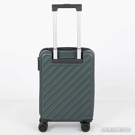 Чемодан-спиннер Mr.Bag 338-9101/5-18DGN (темно-зеленый)