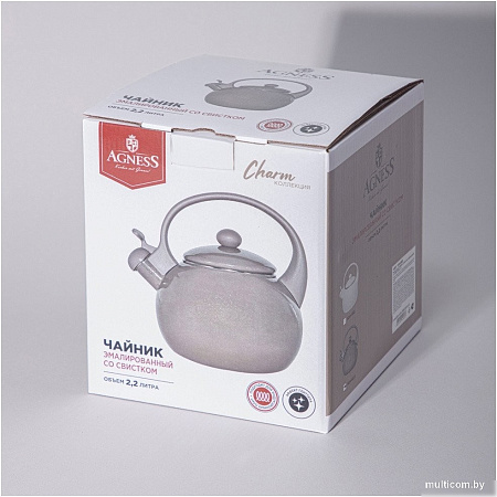 Чайник со свистком Agness Charm 934-603