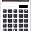 Бухгалтерский калькулятор Darvish DV-2725-12W (белый)