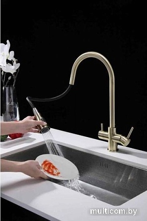 Смеситель Paulmark Lange La214212-BR (бронза)