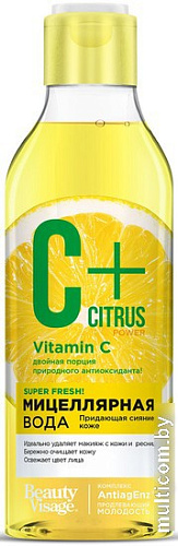 Фитокосметик Мицеллярная вода C+Citrus Для сияния кожи 245 мл