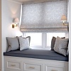 Римская штора Jalux Скандинавский лист 0467/2 90x170 (серый)