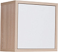 Шкаф распашной Мебель-класс Куб-2 (белый/дуб сонома)