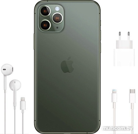 Смартфон Apple iPhone 11 Pro Max 64GB Dual SIM (темно-зеленый)
