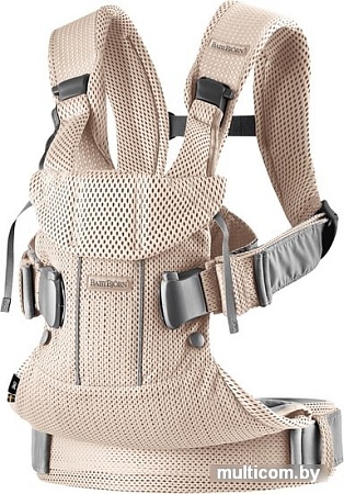 Рюкзак-переноска BabyBjorn One Air Mesh (жемчужно-розовый)