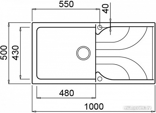 Кухонная мойка Elleci Ego 480 Bianco Titano G68