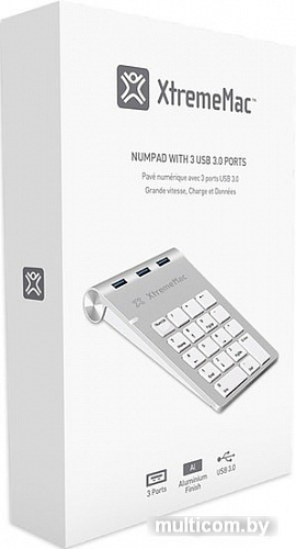 Цифровой блок XtremeMac Mechanical Numpad Triple USB