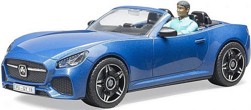 Игрушечный транспорт Bruder Roadster c водителем 03481