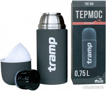 Термос TRAMP TRC-108 0.75л (серый)