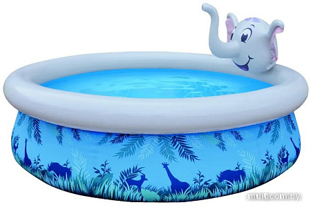 Надувной бассейн Jilong Elephant 3D Spray Pool 17821 (205x47)