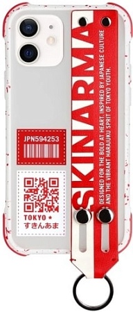 Чехол Skinarma Dotto для iPhone 12/12 Pro (красный)
