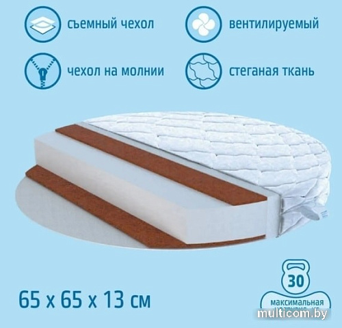 Матрас Nuovita Robusto 65x65x13