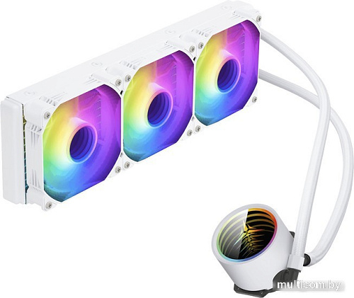 Жидкостное охлаждение для процессора Zone51 Flow 360 ARGB White Z51-F3A-WH
