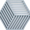 Подставка под горячее Zone Trivet Hexagon 331282 (светло-серый)