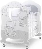 Классическая детская кроватка Italbaby Jolie Oblo 070.0860-5 (белый/серый)