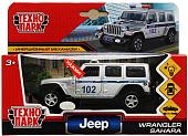 Внедорожник Технопарк Jeep Wrangler Sahara Полиция SAHARA5D-12SLPOL-SR 
