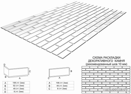 Декоративный кирпич Stone Mill ЛофтБрик (антрацит)