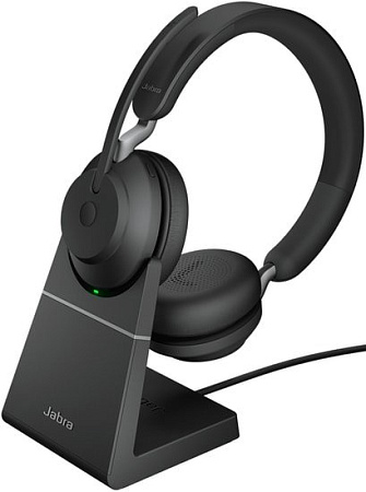 Наушники Jabra Evolve2 65 UC Stereo USB-A Desk (черный)