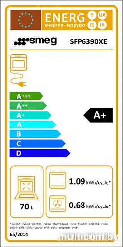 Духовой шкаф Smeg SFP6390XE