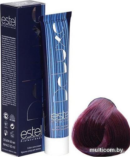 Estel Professional De Luxe 6/65 темно-русый фиолетово-красный