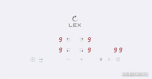 Варочная панель LEX EVI 640A WH