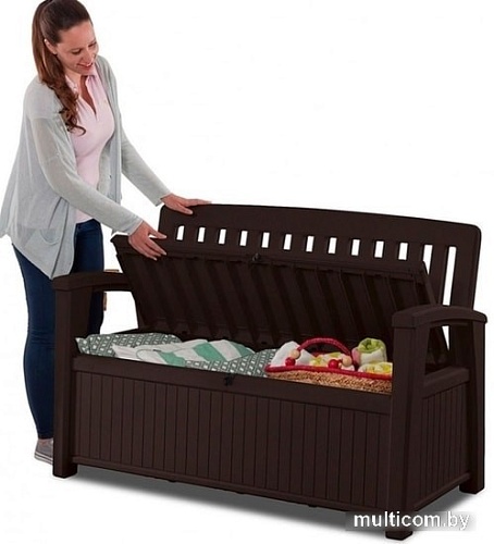 Сундук Keter Patio Bench (коричневый)