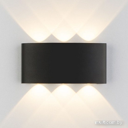 Уличный настенный светильник Elektrostandard 1551 Techno LED (черный)