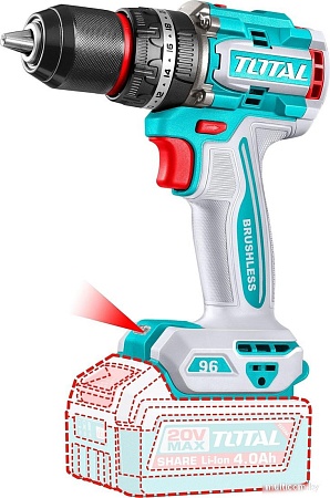 Ударная дрель-шуруповерт Total TIDLI209681 (без АКБ)