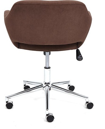 Кресло TetChair Modena (флок, хром/коричневый)