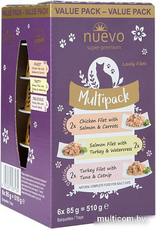 Пресервы Nuevo LovelyFilets в паштете Multipack 6x85 г