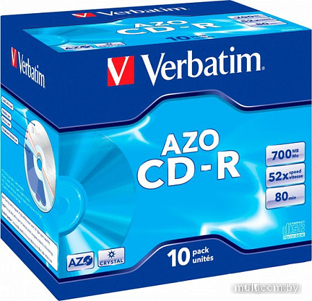 CD-R диск Verbatim 700Mb 52x 43327 (10 шт.)
