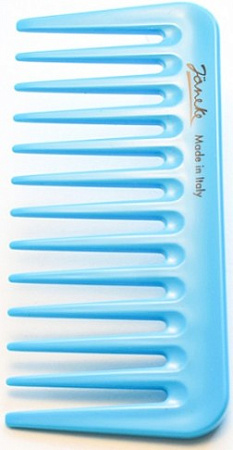 Расческа гребень Janeke Mini Supercomb 82872BFL (неон ярко-голубой)