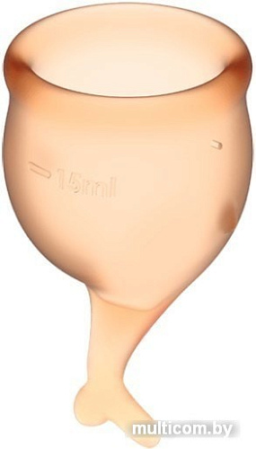 Менструальная чаша Satisfyer Feel Secure (оранжевый)