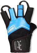 Перчатки для фитнеса Indigo SB-16-8128 (L, черный/синий)