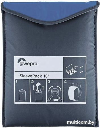 Рюкзак Lowepro SleevePack 13 (голубой/серый)