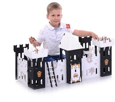 Кукольный домик Krasatoys Крепость Артур 000276 (белый/черный)