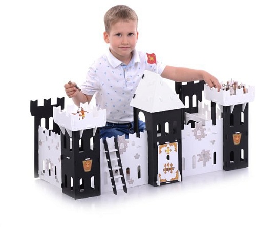 Кукольный домик Krasatoys Крепость Артур 000276 (белый/черный)