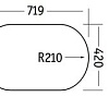 Кухонная мойка Ukinox Фаворит FAM747.447-GT5K 2L