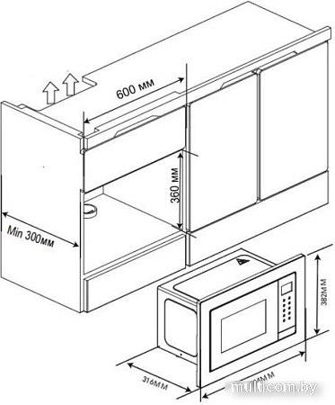 Микроволновая печь Haier HMX-BTG207W