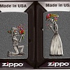 Зажигалка Zippo Влюбленные зомби 28987 (2 шт)
