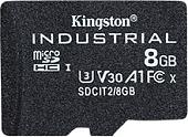 Карта памяти Kingston Industrial microSDHC SDCIT2/8GBSP 8GB